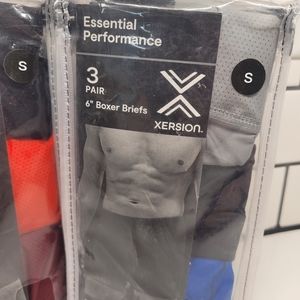 Xersion Men's 6" Boxer Briefs 3 packages